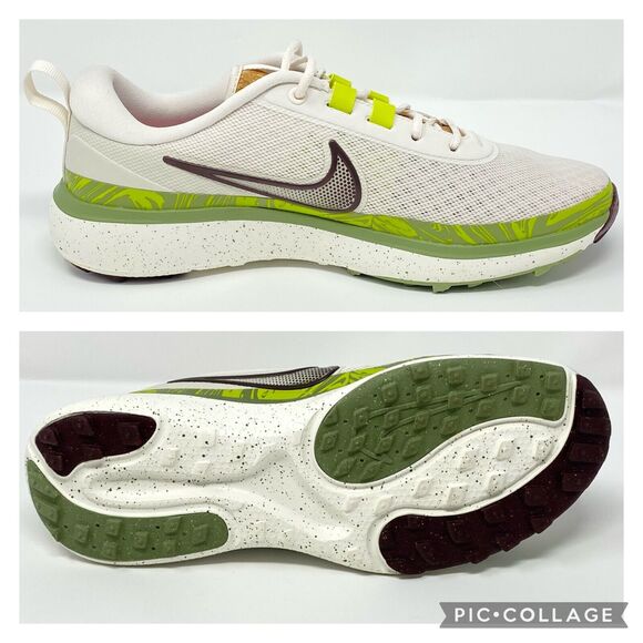 Size 8 Nike Infinity Ace Next Nature Phantom Oil Green “Cork” Spikeless Golf - Picture 1 of 7